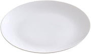 Yanco Abco Collection White Coupe Dinner Plate Porcelain 7" box of 36