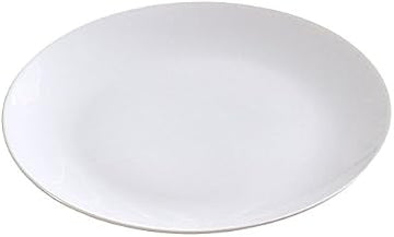 Yanco Abco Collection White Coupe Dinner Plate Porcelain 7" box of 36