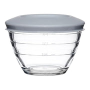 Anchor Hocking 2 Cup, 6-Piece Set (3 Bowls and 3 Lids) / Clear / Casual Mixing Bowls