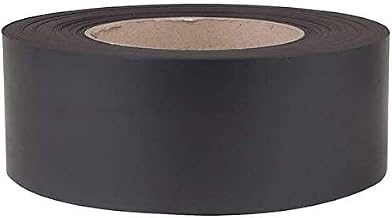 Magnetic Label Roll,W 2 in,L 50 Ft,Black MP-200-1 Each