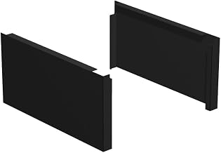Lozier 22” Contoured Base End Trim for Gondola Shelving Unit & Retail Display Shelves | Retail Display & Gondola Accessories | Made for Use Low Base Brackets
