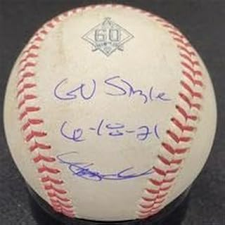 Taylor Ward signed "GU Single 6-18-21" 2021 Game Used MLB Baseball ~ MLB BAS - Autographed Other Game Used NHL Items