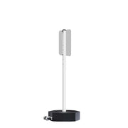Wheeled Recycled Rubber Base Portable Sign Stand System by Plasticade – White