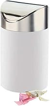 Cal-Mil 1717-15 Luxe Tabletop Trash Bin, 7" Height, 5" Width, 5" Length