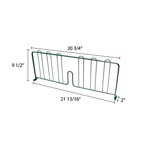 Thunder Group Green / 21" / 1 Shelf Dividers