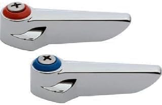 T&S Brass Style - for B-9K - Parts Kit - Lever Handles Chrome Pair