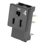 15 Amp Circuit 4 Receptacle by Electri-Cable Assemblies – Alloy Steel, Black, Model 249064