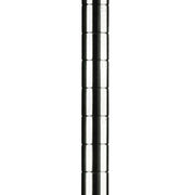 Post 86-5/8" Chrome with Cap and Leveling Bolt by METRO – Model 86P-37280