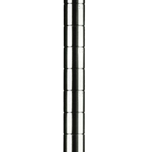 Post 86-5/8" Chrome with Cap and Leveling Bolt by METRO – Model 86P-37280