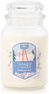 Yankee Candle Classic Large Jar Single Wick Candle, Apres Skis Collection (Fresh Powder)
