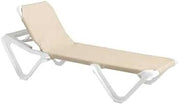 Grosfillex Nautical Sling Chaise Lounge - 99101003 (12 pack)