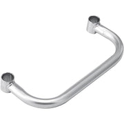 Poly-Z-Brite Safety Push Handle 14W by Nexel – Alloy Steel, Silver, Model AE14Z