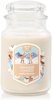 Yankee Candle Classic Large Jar Single Wick Candle, Apres Skis Collection (Vanilla Flurries)