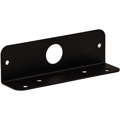 Buyers , Black Mounting Bracket for 4.4" Thin Mount LED Strobe Light Qty 1 by Buyers Products Company – Small, Aluminum, Black, Model 8891925
