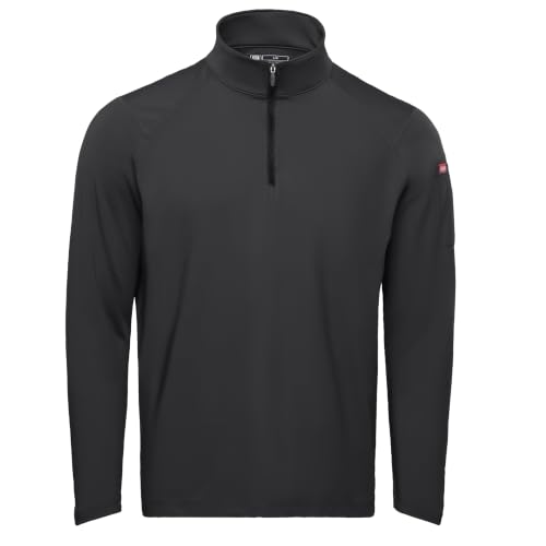 Red Kap Small / Black / Performance Stretch Jersey 1/4 Zip Pullover Sweaters