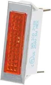 Exact FIT for ACCUTEMP AC-4996-5 Signal LIGHT3/8" X 1-5/16" Amber 250 - Replacement Part by MAVRIK