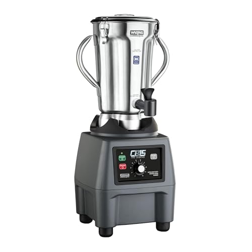Waring Variable Speed w/Control Dial / Stainless Steel Jar CB15VSF / 1-Gallon Countertop Blenders