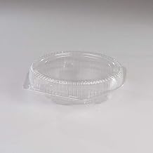 DFI 9" High Dome Pie Container with Hinged Lid LBH-921 Clear | 100/Case