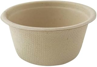 PacknWood Brown Sugarcane Souffle/Portion Cup | Eco-Friendly Cup | Compostable Cup | Biodegradable Food Cup – 2oz (D: 2.1in”) - 2000