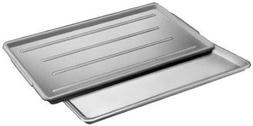 Plastic Platter Color: White, Size: 0.75" H x 30" W x 12.5" D