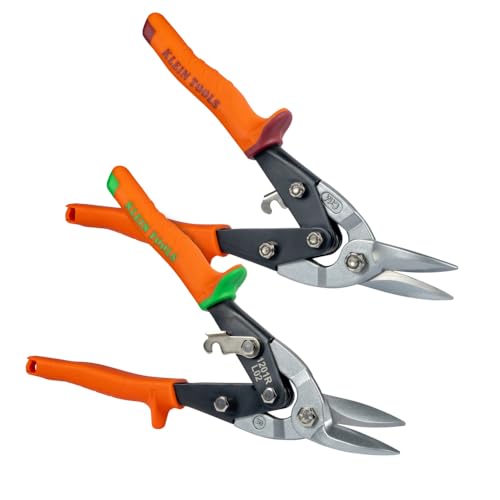 KLEIN TOOLS 2-Pc Kit Left & Right Cutting / Multicolor / 1 Nippers & Snips