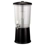 Service Ideas Black Onyx / 3 Gallon / Traditional Iced Beverage Dispensers