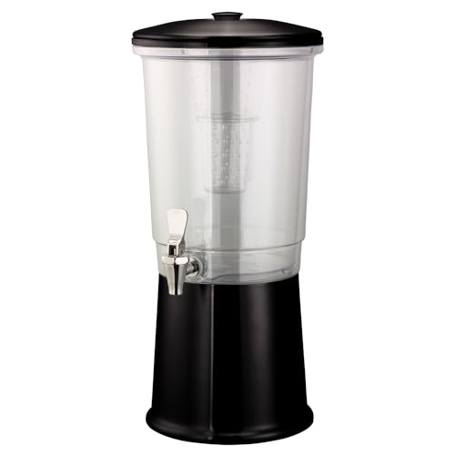 Service Ideas Black Onyx / 3 Gallon / Traditional Iced Beverage Dispensers