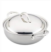 Hestan ProBond Luxe 5-Quart Polished Professional Clad Stainless Steel Dutch Oven with Lid