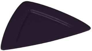CAC China 12 1/2 inch Triangular Flat Plate Blue 12 Ct