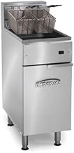 Imperial IFS-75-OP Floor Model Gas Fryer with 75 lb Capacity & Open Pot