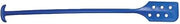 Remco - A Vikan Company 67763 Blue Polypropylene Paddle Scraper with Holes, 13" L x 6" W, 52" OAL