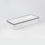 American Metalcraft White, black rimmed / 106 oz. / 1 Serving Bowls