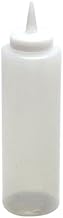 Tablecraft Regular Squeeze Bottle Clear, 12 oz., Polyethylene | 6/Pack