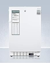 Summit Appliance Accucold 20” Refrigerator, 3.32 cu.ft. Capacity, Undercounter, Built-in, ADA Compliant, NIST Calibrated External Temperature Readout, White - ADA404REFCALLHD (Left Handed Door
