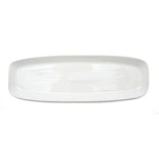 Rectangular White Porcelain Platter - 24" L x 8" W x 1 1/2" H by Front of the House – Large, Porcelain, Bright White, Model SPT013WHP21