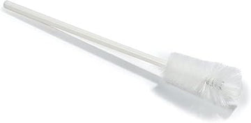 SPARTA 4146000 Spectrum Polyester Bottle Brush, Bottle Cleaning Brush, Bottle Cleaner Brush With Plastic Handle For Cleaning, 24 Inches, White