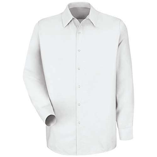 Red Kap XX-Large / White / Rk Specialized Pocketless Work Shirt Button-Down Shirts