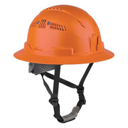 Ergodyne Orange / One Size / Full Brim Safety Helmet - Type 2, Class C Head Protection