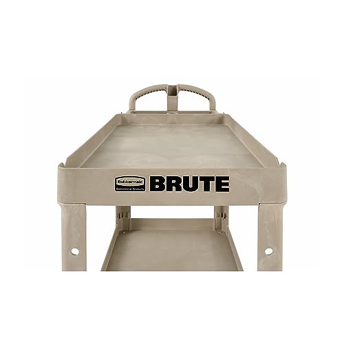 Rubbermaid Commercial Products Beige / Medium / 2-Shelf Utility Carts