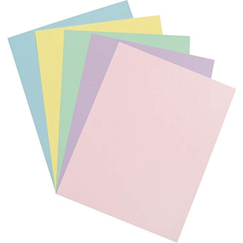 Pastel Card Stock by Pacon – 100 Sheets, Paper, Assorted Pastel, Model PAC101315