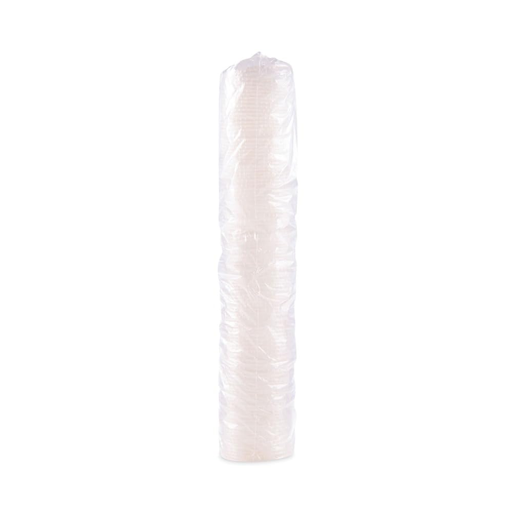 Identification Straw Slot Translucent Plastic Lid - For Solo Paper Cold Cups (Case of 960) – One Size, Plastic, Translucent, Pack of 960, Model L28BNR