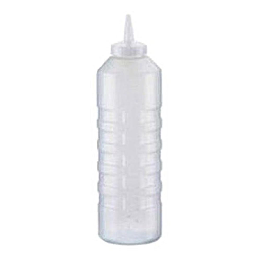 Traex 5224-13 Clear 24 Ounce Squeeze Dispenser with Standard Cap by Vollrath – 24 Ounces, Model 953-141-NAR-CLE