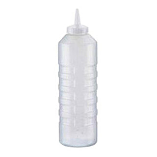 Traex 5224-13 Clear 24 Ounce Squeeze Dispenser with Standard Cap by Vollrath – 24 Ounces, Model 953-141-NAR-CLE