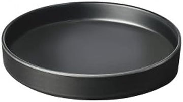 CAL-MIL 22017-12-13 Hudson Black Melamine Plate 12"