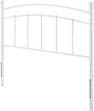 Furnifact Metal Queen Headboard with Durable Steel Frame, Classic Design, Easy Installation, Single Piece, Stylish Bedroom Accent