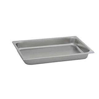 8 qt. Stainless Steel Water Pan for Chafer (108A) by Winco – 8 qt, Stainless Steel, Silver, Model 108A-WP
