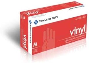 Vinyl Glove Medium P/F Clear, 75006009, Case of 1000 gloves by Prime Source Basics
