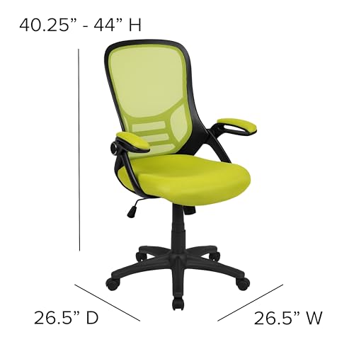 Flash Furniture Green / Set of 1 / Contemporary Home Office Desk Chairs