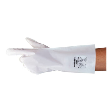 Healthcare Series 2-100 Barrier Glove by Ansell – 10, laminated film, White, Pack of 72, Model 105531