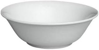 CAC China Lincoln Series 101-94 50 oz Porcelain Round Noodle Bowl, Bone White, Set of 12